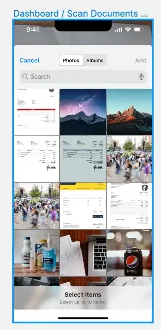 Docyt Mobile App Document Uploads