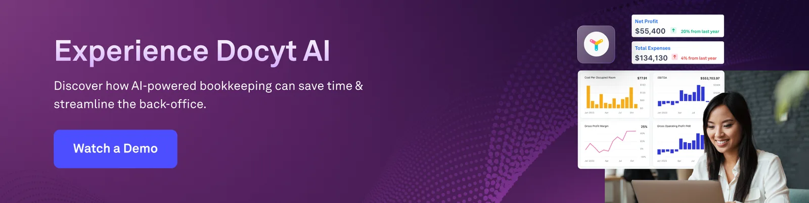 Experience Docyt AI-powered bookkeeping