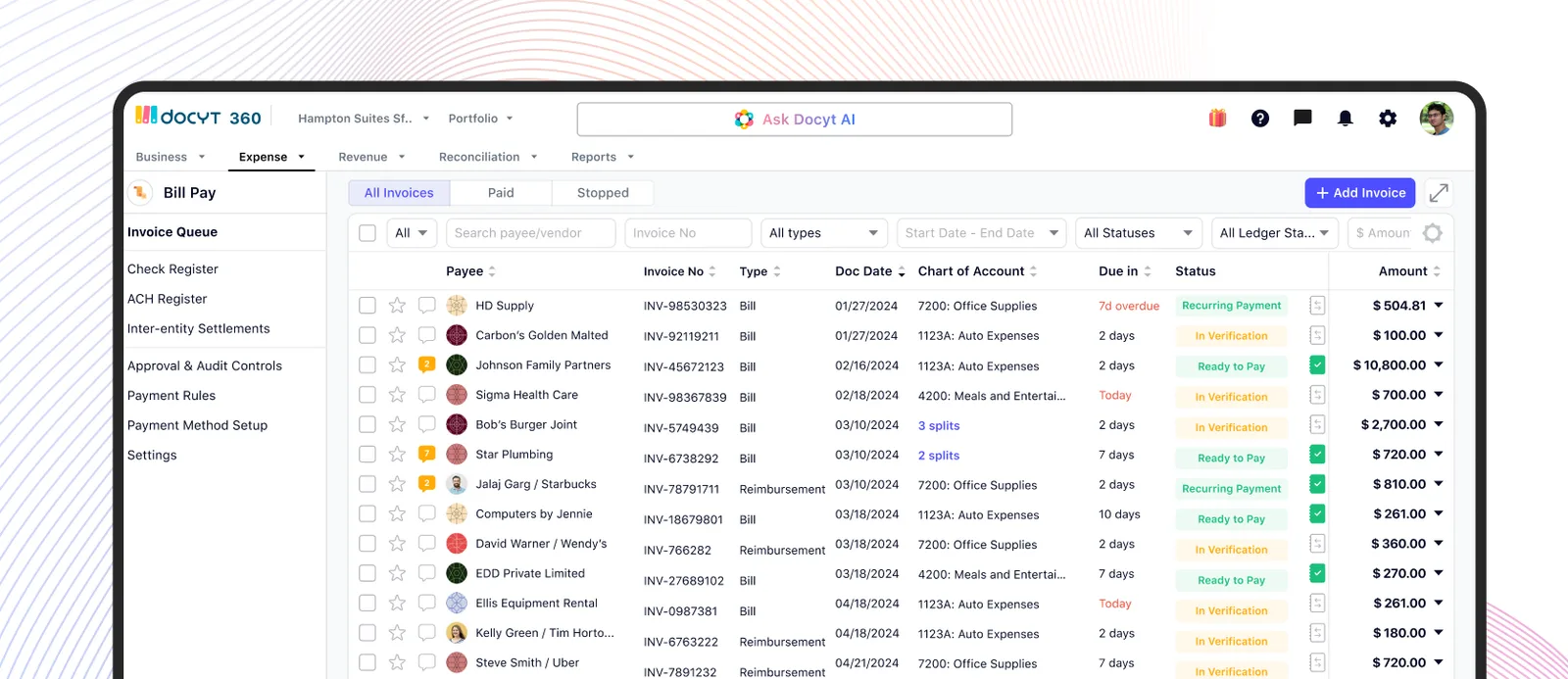More Invoices Less Friction
