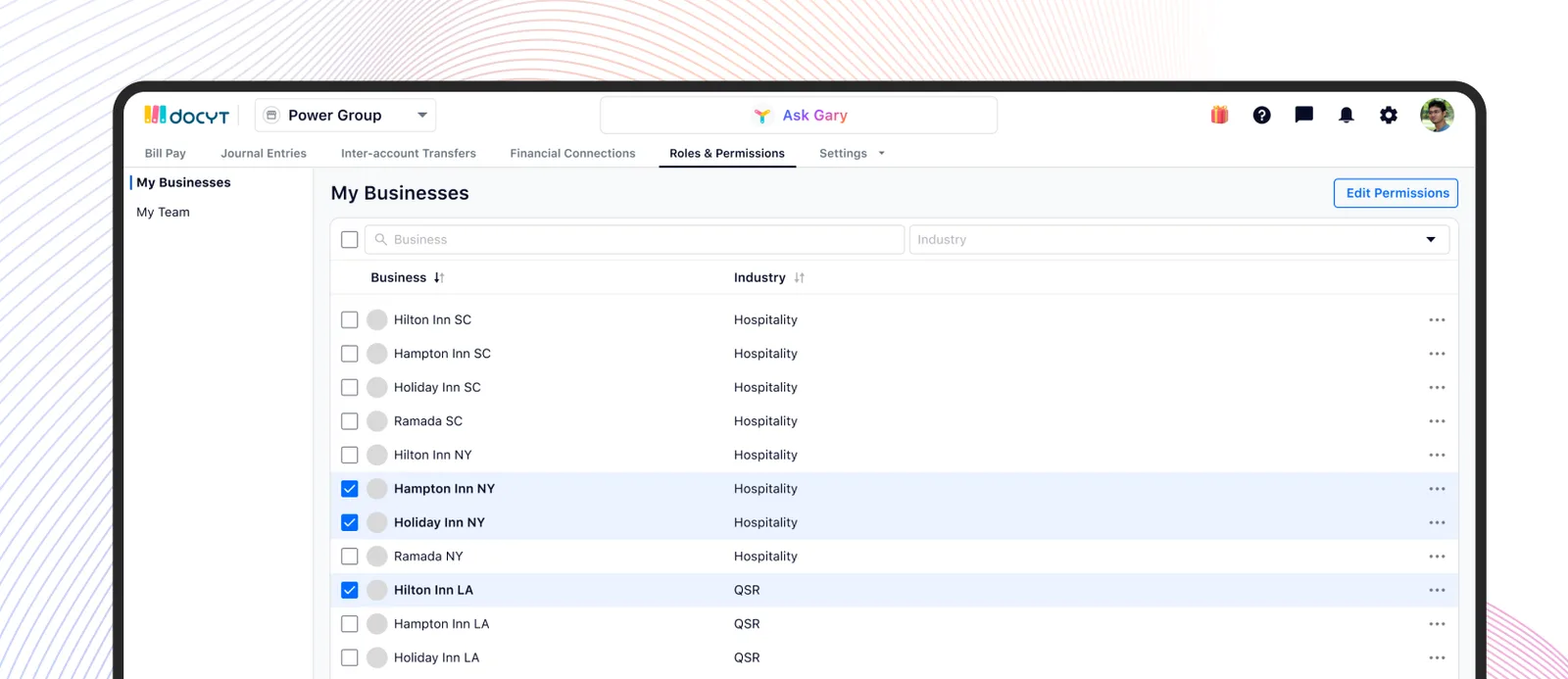 Roles Permissions Refined