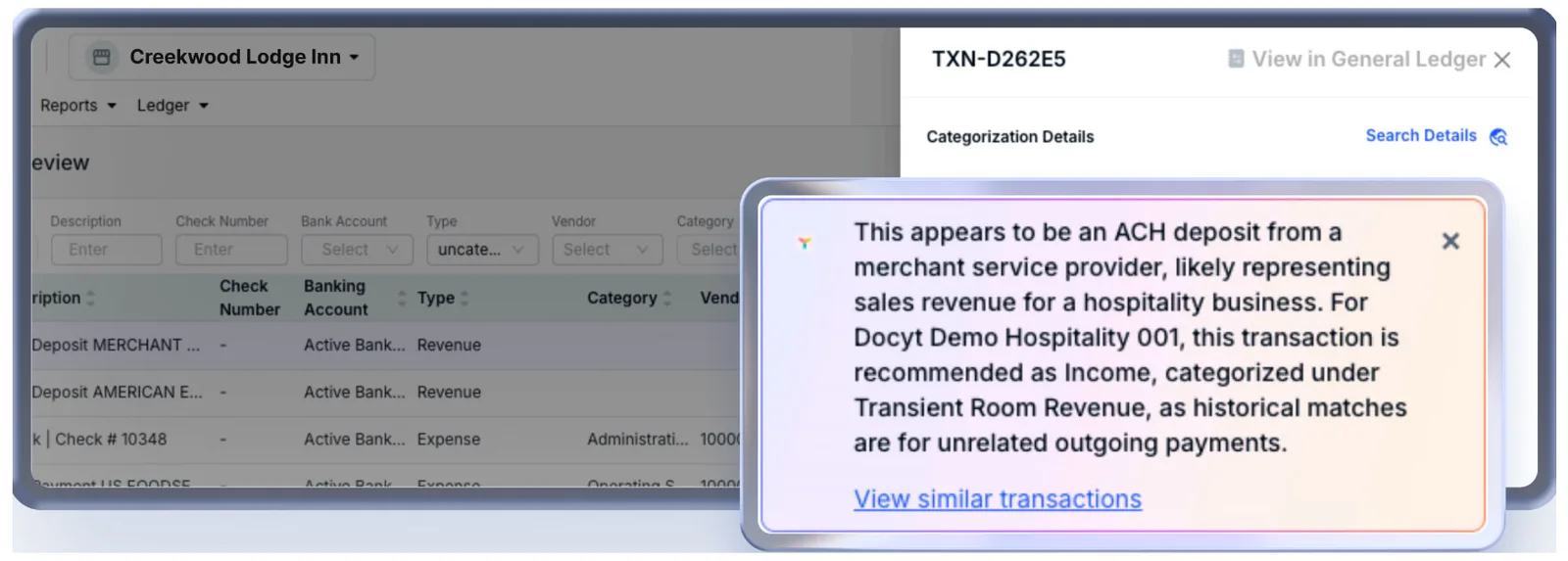 Docyt Ai Shows Its Work Auto Categorization
