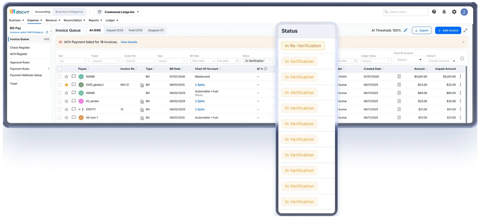Docyts Ai Coded Invoices Wait For Your Approval