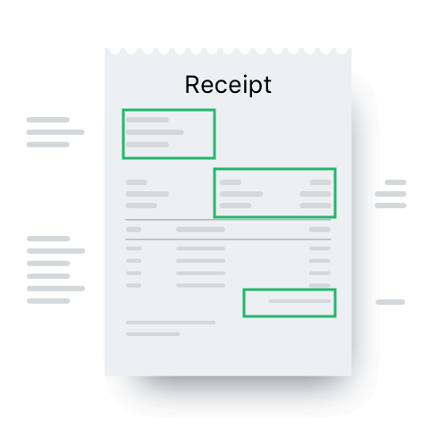 Extract step in Receipt Capture workflow