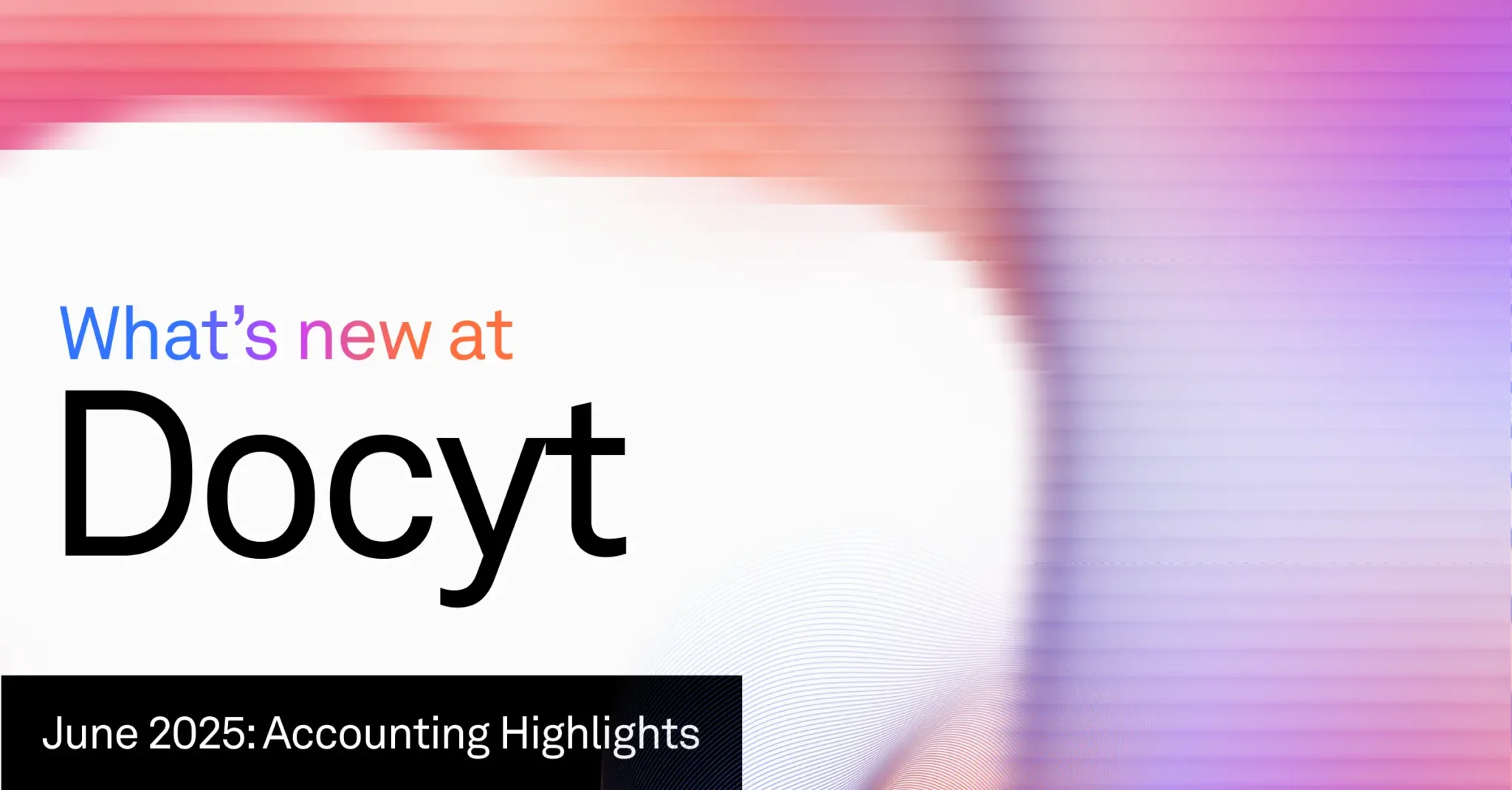 Accounting Highlights